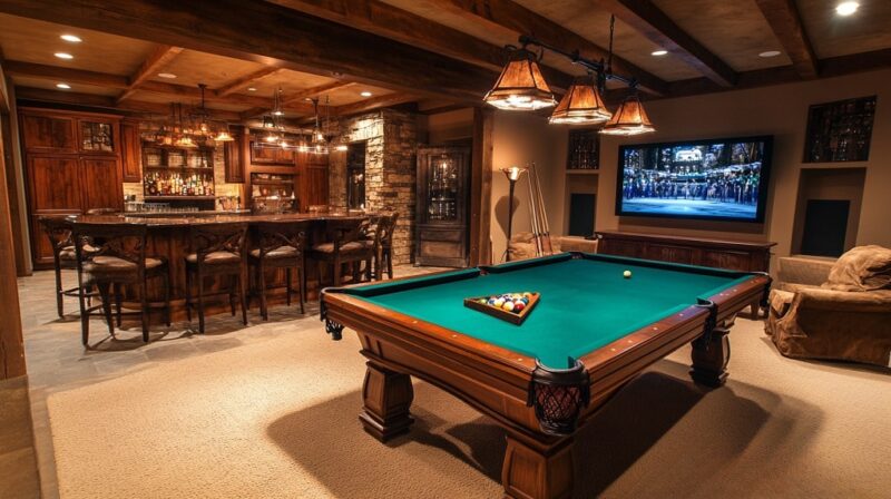 Mancave in Basement